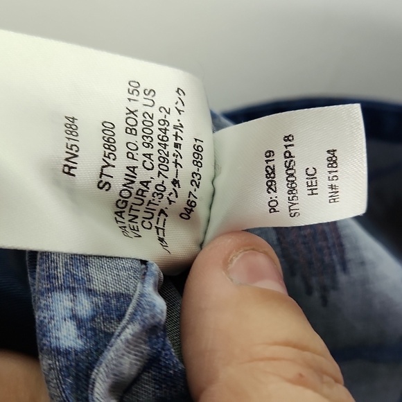 Patagonia Women's Edge Win Skirt Blue Size S - Picture 4 of 6